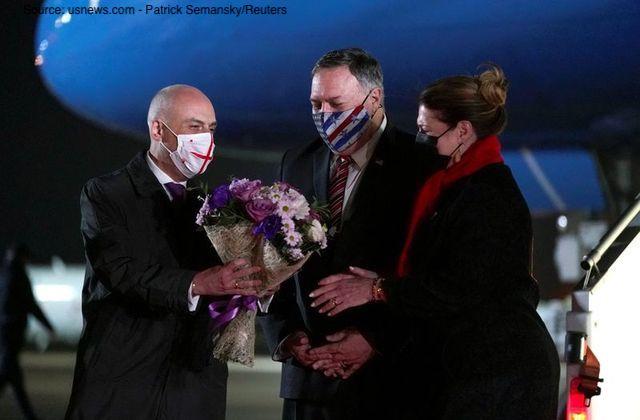 U.S. Secretary of State Pompeo Visits Georgia Amid Opposition Protests